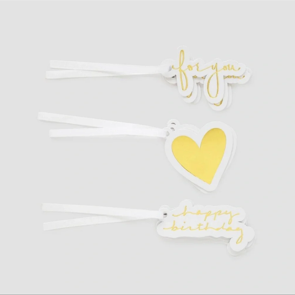Sugar Paper All Occasion 9 Count Gold Foil Gift Tag Set Bundle of 4